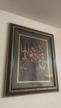 Flower picture frame