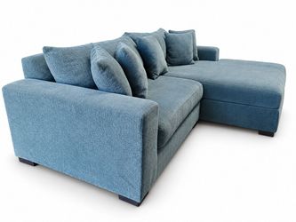 Oversized Turquoise Sectional!