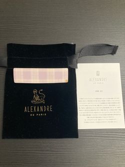 ALEXANDRE DE PARIS  Barrette with Certificate of Authenticity