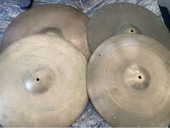 Cymbals Zildjian..vintage stamps..all four for $350