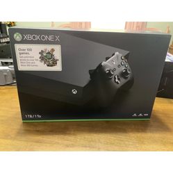 Xbox One X Console And Controller Only 