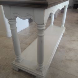 Wood Console Table