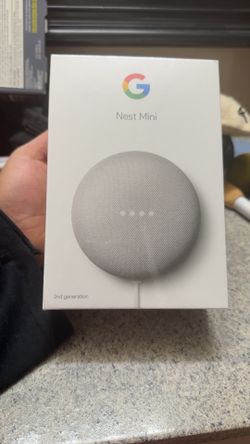 Google Nest Mini (2nd Gen) – Brand New Sealed – Smart Speaker