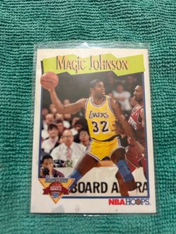 1991 Magic Johnson  NBA Hoops Milestone Assists #316
