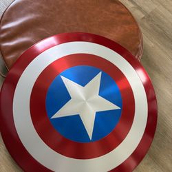 All Metal Captain America Shield 