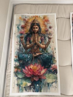 Shiva Vishnu Lakshmi wall art decor