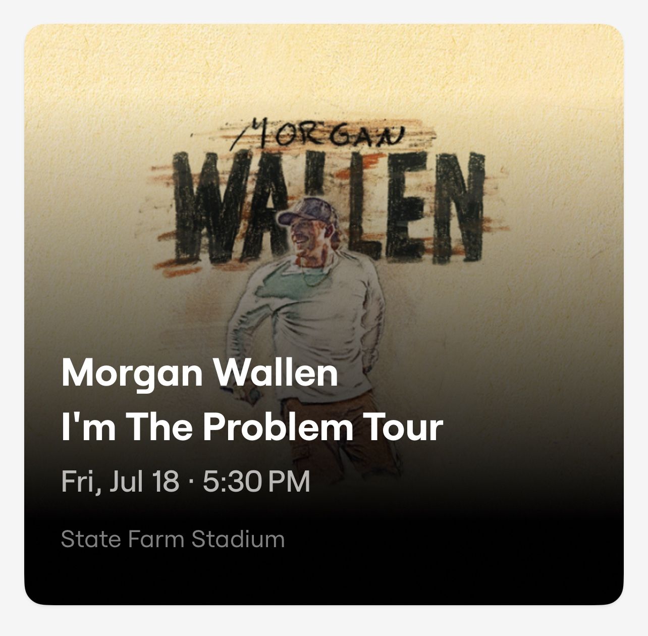 Morgan Wallen tickets - Arizona