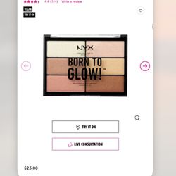 NYX Born To Glow Highlighter (Never Opened ) Thumbnail