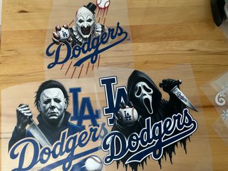 Dodger Halloween DTF prints NOT stickers