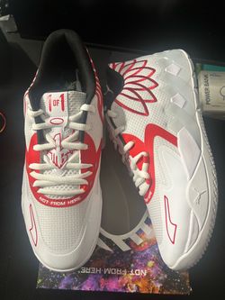 Puma LaMelo Ball MB.01 Lo Team Colors White Red Size 11.5