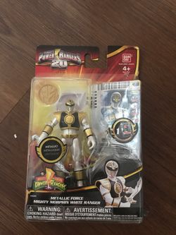Mighty Morphin Power Rangers 20th anniversary White Ranger action figure