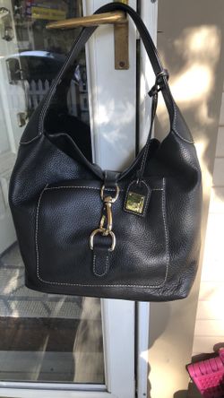 Dooney & Bourke pebble leather hobo bag