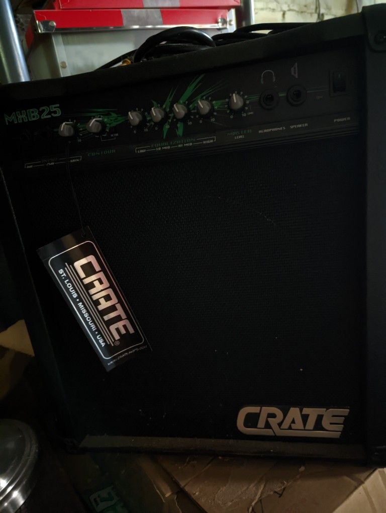 Mxb25 Crate Bass Amplifier Never Used