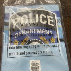 NEW Pack Of 12 Police Treat Gift Bags 