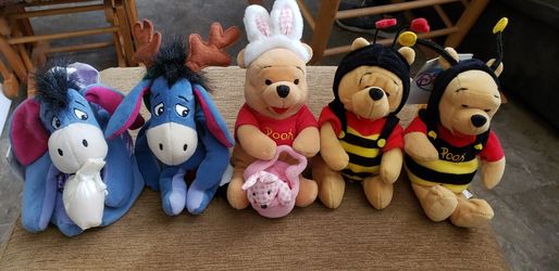 Mini Bean Bag Winnie the Pooh & Eeyore.