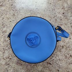 Blue Versace Disco Shoulder Bag 