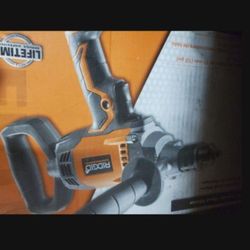RIDGID CORDED MUD MIXER NEW
