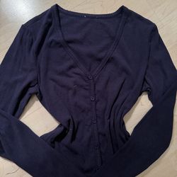 None brand Navy shirt