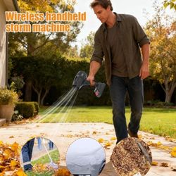 Cordless Handheld Dust Blower – 48V Strong Airflow Cleaning Blower for Car, Home, Yard, Snow & Leaves