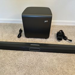 Polk Magnifi Home Theater Sound Bar and Subwooofer