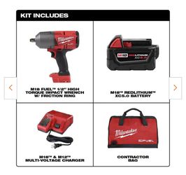 Milwaukee M18 FUEL 18V Lithium-Ion Brushless Cordless 1/2 in