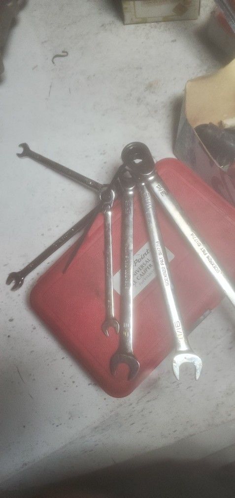 Snap On Sae Ratcheting Plus Wrench Set