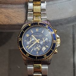 Michael Kors Jet Set Chronograph Two-tone Bracelet Men's Watch