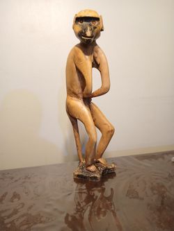 Carved Wooden Monkey 