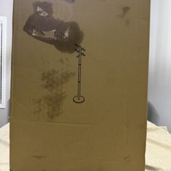 Cherry Wood Coat Tree Stand 