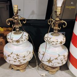 Hollywood Regency Lamps By Carl Falkenstein