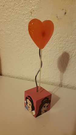 Disney princess photo/note holder
