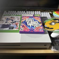 Xbox One S 1TB With Controller/Games 
