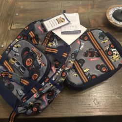 NWT Pottery Barn Kids Backpack And Lunchbox Set 