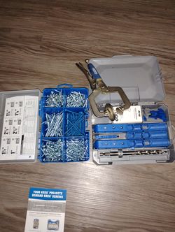 Kreg pocket drill set.