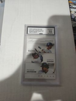 Leaf Yankees graded 10 trading card