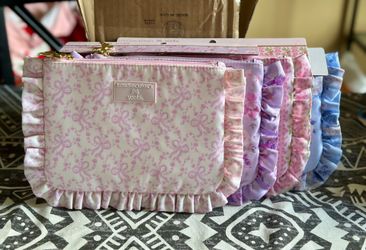 LoveShackFancy x Target Set of 4 Accessories Pouch / Pencil Case NWT LSF