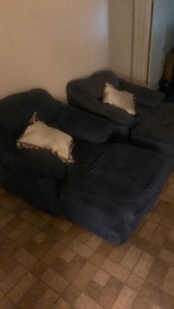 His and hers sofas