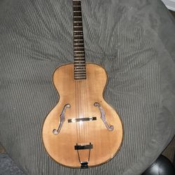 Antique Custom Kraft Acoustic Guitar.  Circe. 1940’s