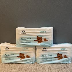 Mama Bear Gentle Touch Diapers Size 1 – 3 Packs Bundle