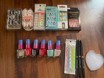 Nails polish press on nails $2 each
