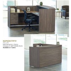 L Shaped Reception Desk Office Furniture