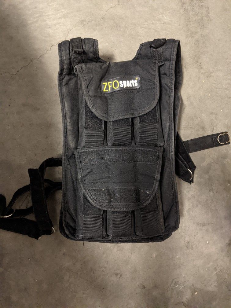 ZFO Sports 50 lb Adjustable Weighted Vest