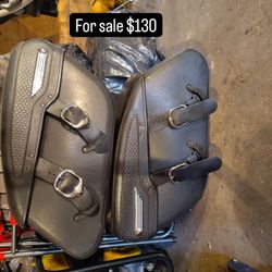 Harley Davidson Leather Saddlebags