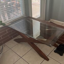 Glass Top Coffee Table 