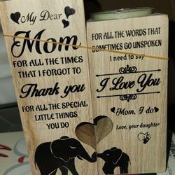  "My Dear Mom" (o "My Mom Candle Holder").

