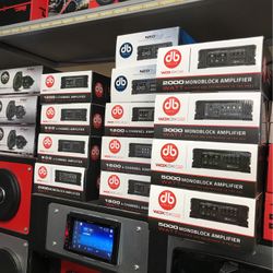 Db Drive Amps On Sale Today! We Have Payment Options And We Can Install!