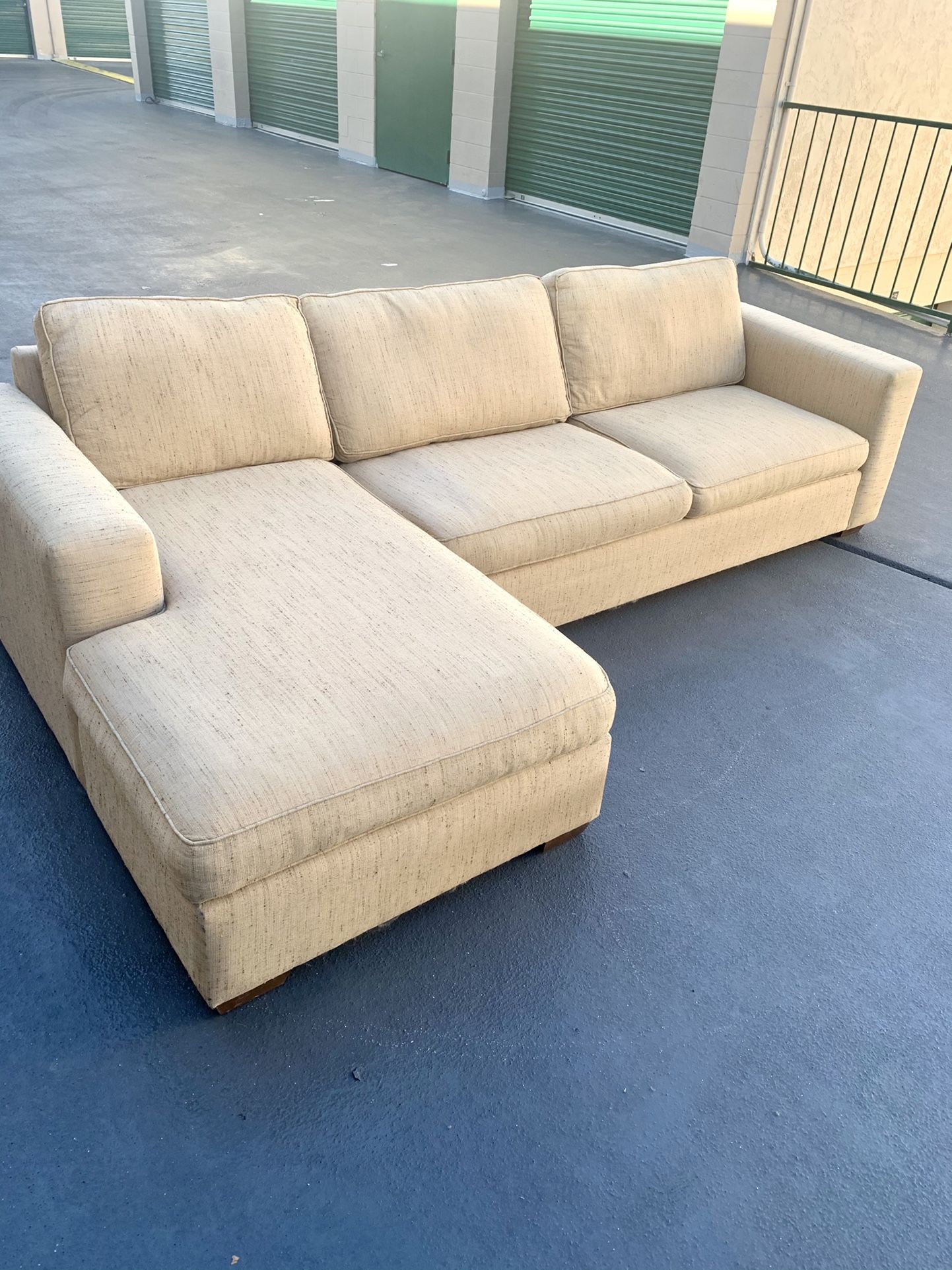 Beige Sectional Couch