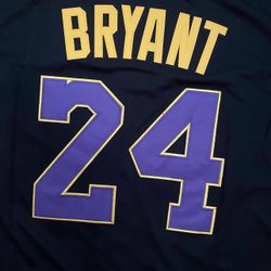 Black And Purple Kobe Mamba Baseball Style Jersey
