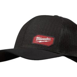 Milwaukee Gridiron Black Adjustable Fit Trucker Hat