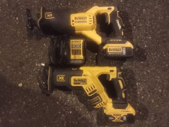 DeWalt Sawzalls And Batteries 